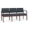 Lesro 3 Seat Tandem Seating W/ No Center Arms, 65 in W 26 in L 31.5 in H, Lenox Series LW3101 - alternate 1